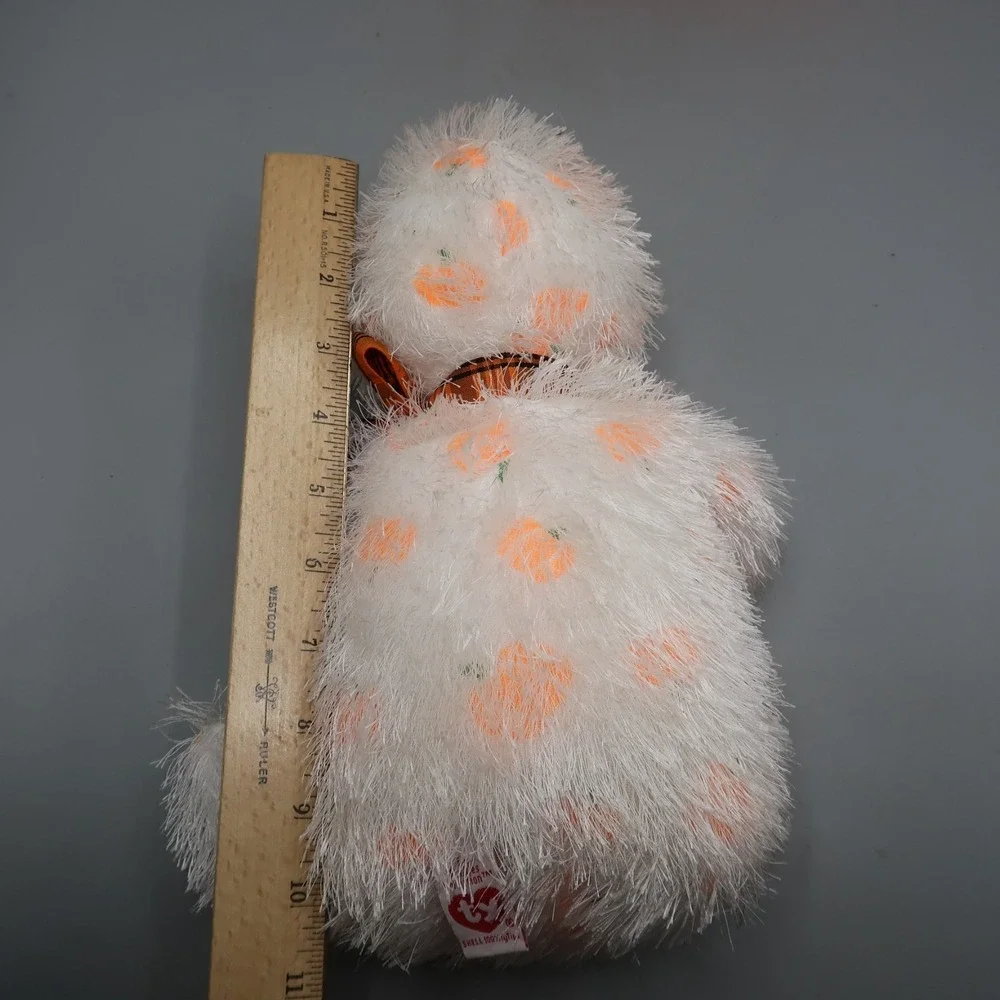 TY Beanie Buddy Punkies Halloween Ghost Shriekers & Grinner Orange 10 in Lot Set